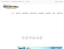 Tablet Screenshot of boulderwalls.com.au